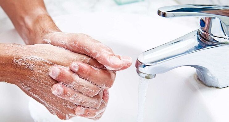 deri altı parazit enfeksiyonunun önlenmesi olarak el yıkama